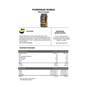 POWERBAR Isomax HighPerf SportsDrink, 1.2kg Blutorange