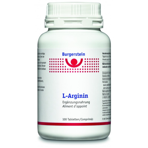 BURGERSTEIN L-Arginin, 100 Tabletten