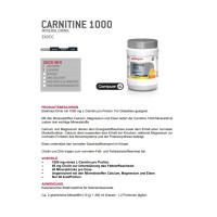SPONSER L-Carnitin 1000, Mineral Drink, Dose 400g