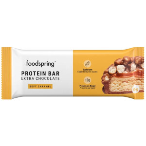 FOODSPRING Protein Bar 1x45g Extra Chocolate Soft Caramel