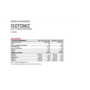 SPONSER Isotonic Sportdrink, Dose 1000g, Peach