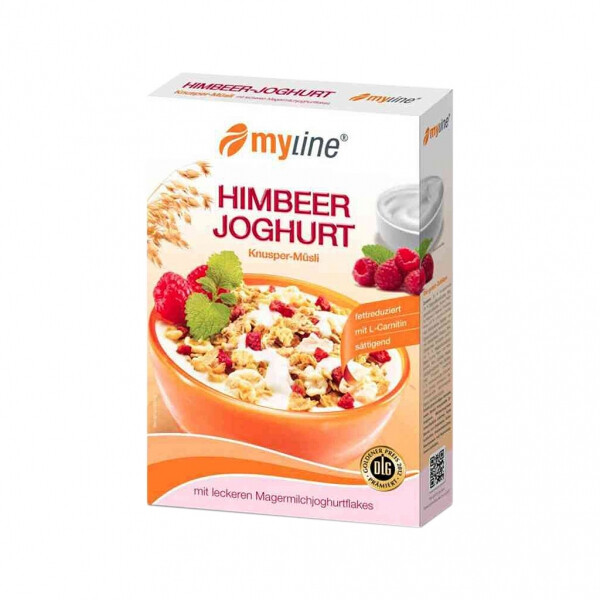 MYLINE Knusper Müesli 500g Faltschachtel Himbeer-Joghurt