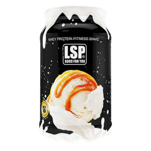 LSP Whey Protein Fitness Shake, Dose 600g Vanilla-Caramel