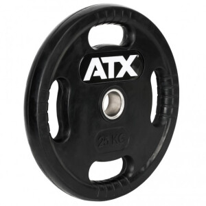ATX Hantelscheibe 4-Grip, Gummi, 50 mm, 1.25kg schwarz