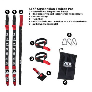 ATX Suspension Trainer, Schlingtrainer (wie TRX)