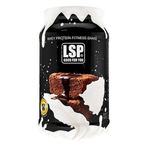 LSP Whey Protein Fitness Shake, Dose 600g Chocolate-Brownie