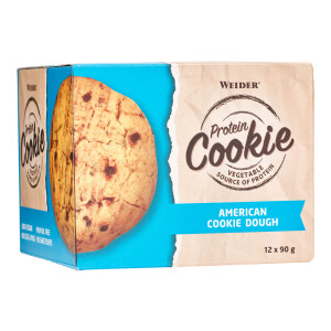 WEIDER Protein Cookie, Display 12x 90g All American Dough