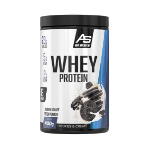 ALL STARS 100% Whey Protein, Dose 400g Cookies & Cream