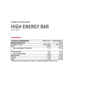 SPONSER High Energy Bars, 30x 45g Berry