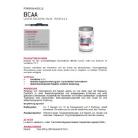 SPONSER BCAA Capsules, Dose 350 Kapseln