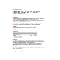 SPONSER Pro HMB & Creatine Synergy, Dose 320g