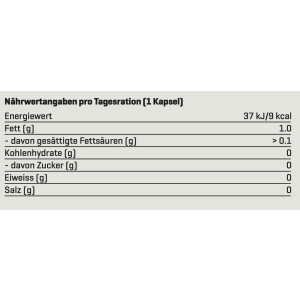 NUTRIATHLETIC Omega-3 Caps - Unflavored, 30 Kapseln (1...