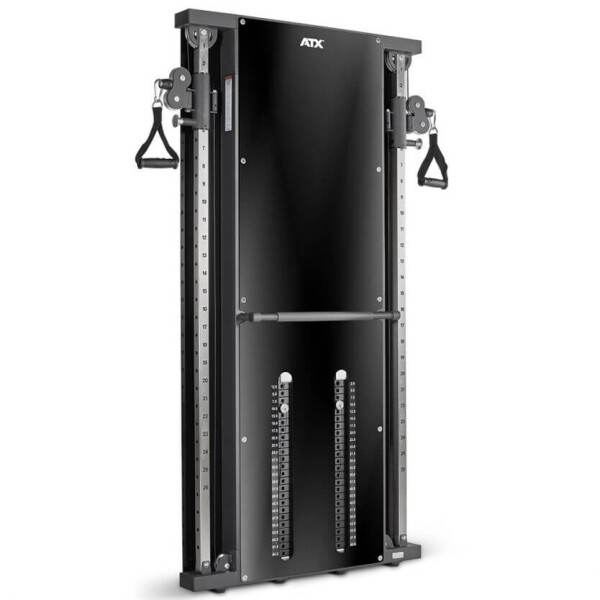 ATX Dual Wandzugstation -Mirror- mit 2 x 60 kg Steckgewichten
