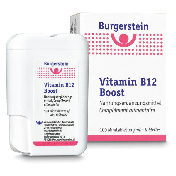 BURGERSTEIN Vitamin B12 Boost, 100 Tabletten