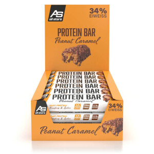 ALL STARS Protein Bar, 18 x 50g Riegel Peanut Caramel