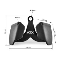 ATX Row Foam Grip - Rudergriff eng mit Flossengriff