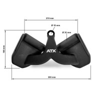 ATX Foam Grip - Rudergriff eng 20 cm - inside